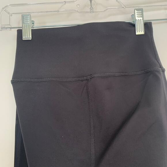 Alo Leggings Grey Black Womens High Rise XS - Picture 5 of 11